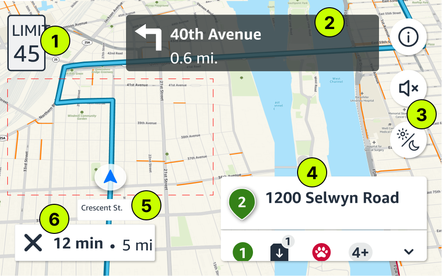 Before — existing tablet layout