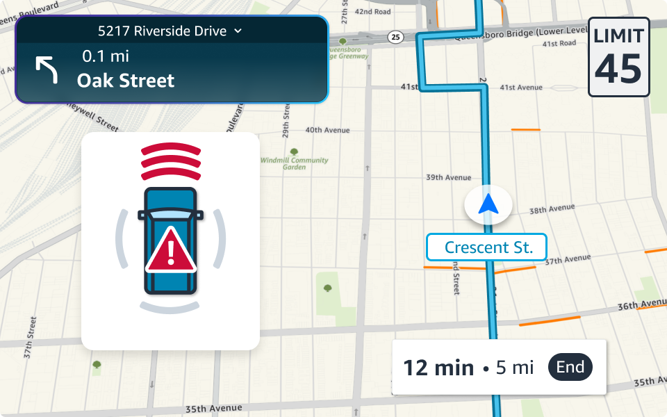 Alert placement — light mode