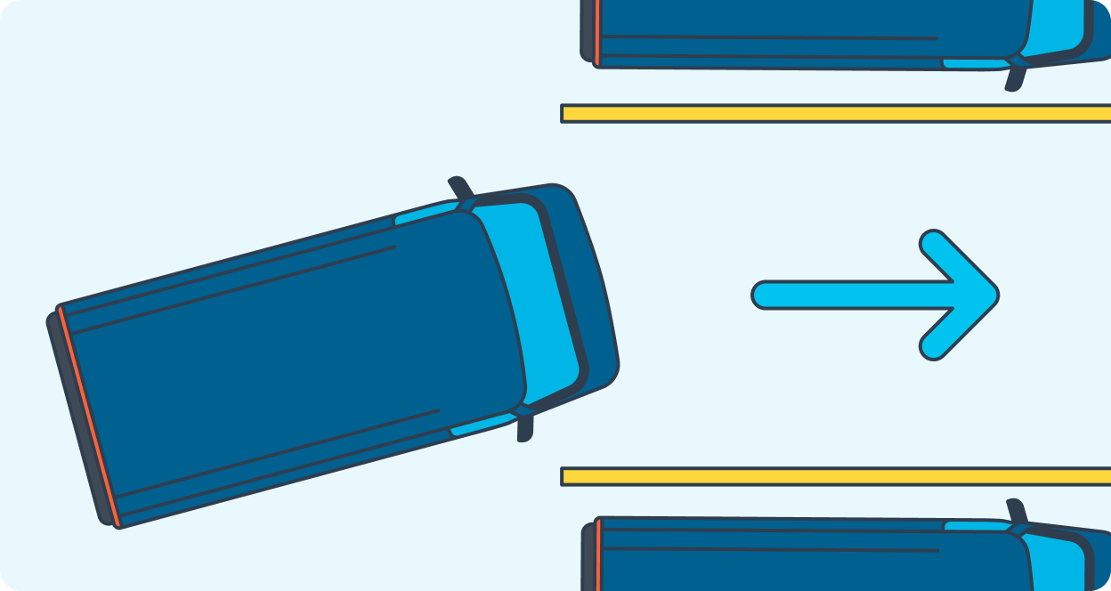 Illustration — vehicle parking flow after tunnel scan
